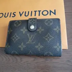 ルイ・ヴィトン。モノグラム、ポルトフォイユ、ヴィエノワがま口付き折り財布