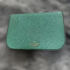 Kate Spade グリッターパーティーバッググリーン