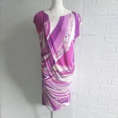 EMILIO PUCCI　エミリオプッ　ワンピース　フレンチスリーブ　プッチ柄のサムネイル