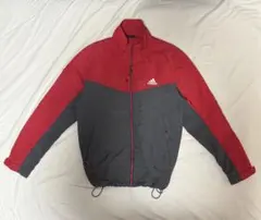 adidas ナイロンジャケット 赤/ブラック