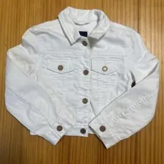GapKids ホワイト デニムジャケット 120cm