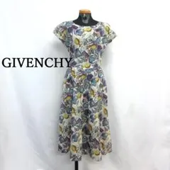 MY2999■GIVENCHY■ジバンシー ロングワンピース 総柄 サイズ9のサムネイル