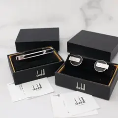 美品 ダンヒル dunhill カフス ネクタイピン カフリンクス カフスボタン