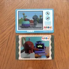 教育番組　gigo アクリルクリアカード　タマ　パウル　はかせ