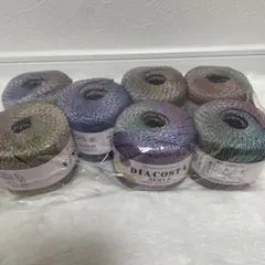 ダイヤモンド毛糸　DIA COSTA NUOVA 7個セット マルチカラー