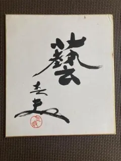 野口晴哉 色紙「魚化龍」 - メルカリ