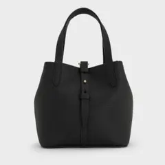 【完売品】【新品】 Beryl ベリル リサイクルレザーバケツバッグ ブラック