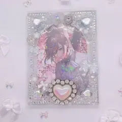 [002] B8 デコ トレカケース 硬質カードケース レジン ホワイト