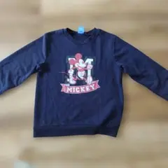 Disney ミッキーマウス 長袖カットソー 130cm