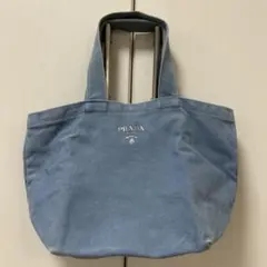 PRADA 青 トートバッグ　ノベルティ
