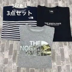 K95♪ ザノースフェイス　半袖3点セット　Lのサムネイル