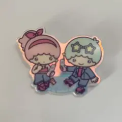 サンリオ リトルツインスターズ キキララ アクリルピンバッジ