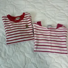 ミキハウス　ロンT 2枚セット