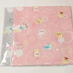 【2枚セット】ちいかわ 東京みやげ 小風呂敷 ピンク グレー