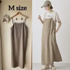 AMERICAN HOLIC★リネンライクIラインキャミワンピース★M★美品
