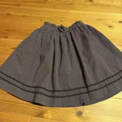 3can4onスカート 120ダークグレーのサムネイル