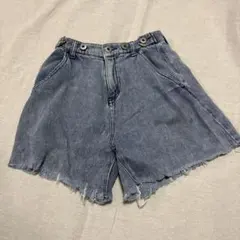 ピンクラテ　デニムショートパンツ　S/140