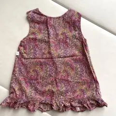 アニエスベー　ペイズリー柄コットンワンピース