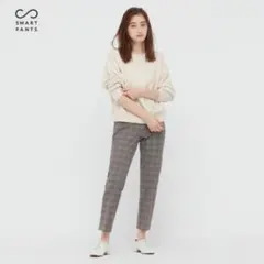 UNIQLO ユニクロ　スマートアンクルパンツ　2WAYストレッチ　グレー　M