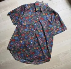 リバティ　半袖　LIBERTY シャツ　フラワー　花柄のサムネイル