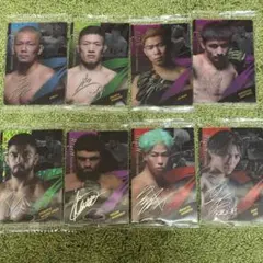 RIZIN トレーディングカード 8枚セット サイン入り