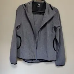 ワークマン FieldCore フード付き薄手グレージャンパー M