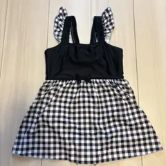 女の子 ワンピース水着 ギンガムチェック柄