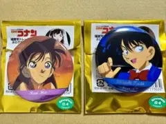 名探偵コナン　 プラザ　トレーディング　缶バッジ　毛利蘭　 工藤新一