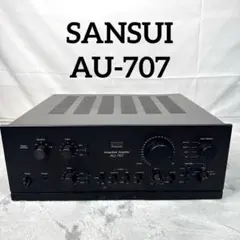 【動作品】Sansui 内蔵ステレオアンプ A-707 良好な作動状態 ブラック Sansui AU-707 amplifier | eBay