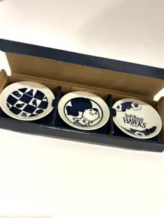 【新品】ソフトバンクホークスふうさん豆皿　優勝セール