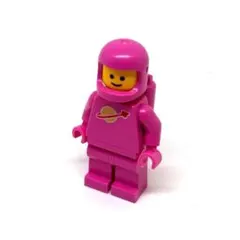 LEGO ミニフィグ 宇宙飛行士 クラシックスペース ピンク β59