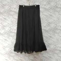Laveange ロング フレアスカート レース フリル 3L タグ付き