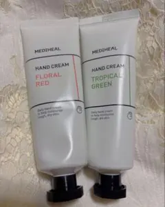 MEDIHEAL ハンドクリーム フローラルレッド・トロピカルグリーンのサムネイル