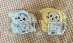 ちいかわ×サンリオキャラクターズ マスコットホルダー ハチワレ うさぎ