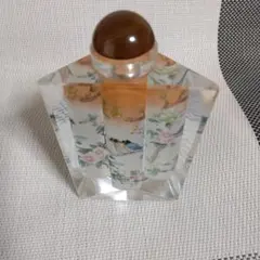 鼻煙壷　三角形　内絵