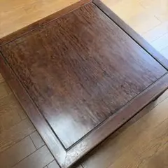 神奈川県近隣配送無料】木製座卓 竹模様 アジア家具 - メルカリ