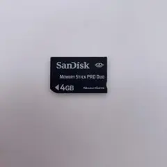 動作品　Sony Memory Stick PRO Duo 4GB