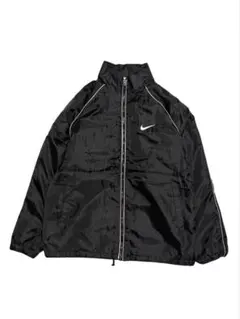 OLD NIKE ナイキ 中綿入り ナイロンジャケット ブラック 黒 M