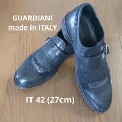 GUARDIANI ブラック スリッポン 27cm