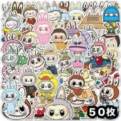 S459　ステッカー　シール　５０枚　LABUBU　ラブブ