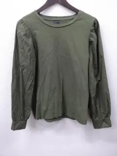 (7) GAP 長袖カットソー カーキ XSサイズ