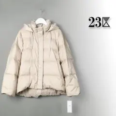 741* 新品訳 今季 23区 シレータフタ コンパクト ダウンジャケット 38