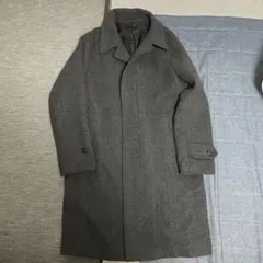 ユニクロ　ダークグレー チェスターコート