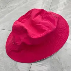 Patagonia ピンク リバーシブルバケット ハット 総柄S