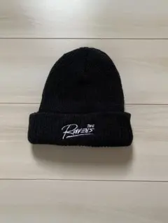 専用　The ravens 黒 ニット帽 ビーニー
