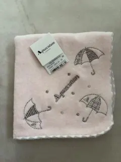 【タグ付き未使用】Aquascutum ハンカチ　ピンク