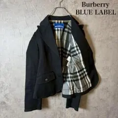 Burberry ブルーレーベル 裏地チェック テーラード N3213のサムネイル