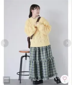 【ehka sopo】ケーブルニットのサムネイル