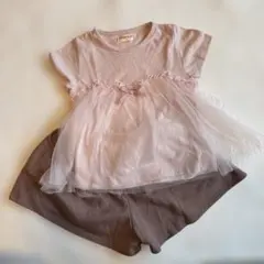 子供用トップスとショートパンツセット