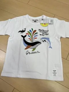 SHIPS クジラデザイン Tシャツ 130cm 新品のサムネイル